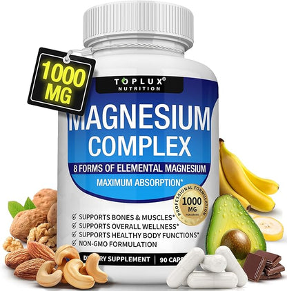 CalmCore Magnesium™ Magnesium 8 Complex Supplement 1000mg
